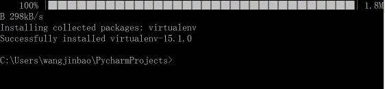 windows python virtualenv（虚拟环境）安装：